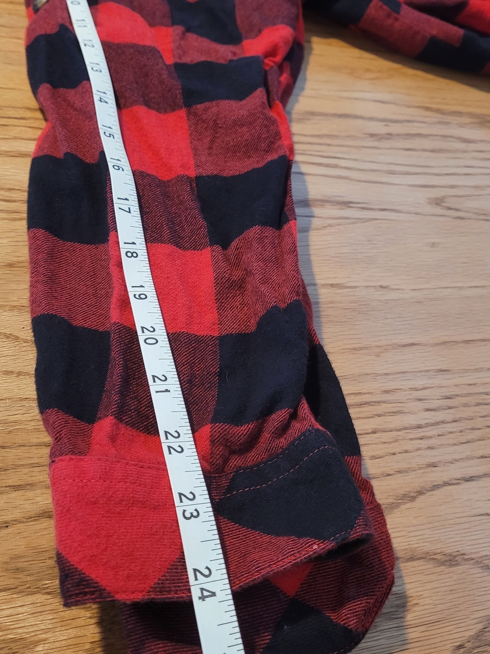 Columbia Women's Red and Black Buffalo Plaid Button-Down Shirt - Picture 6 of 10